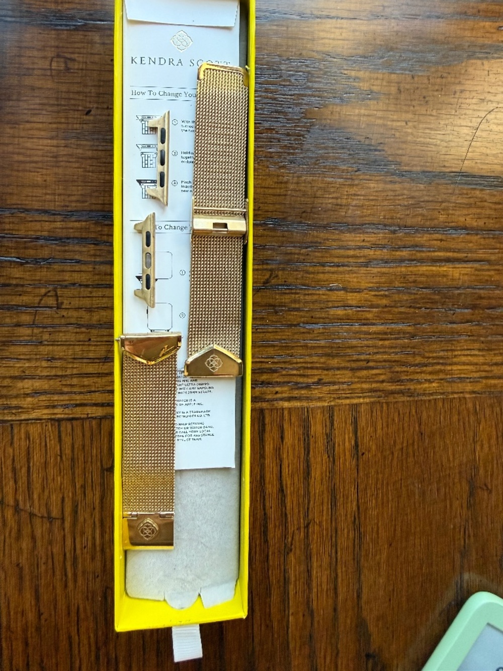 Kendra Scott Mia Mesh Gold Watch Band